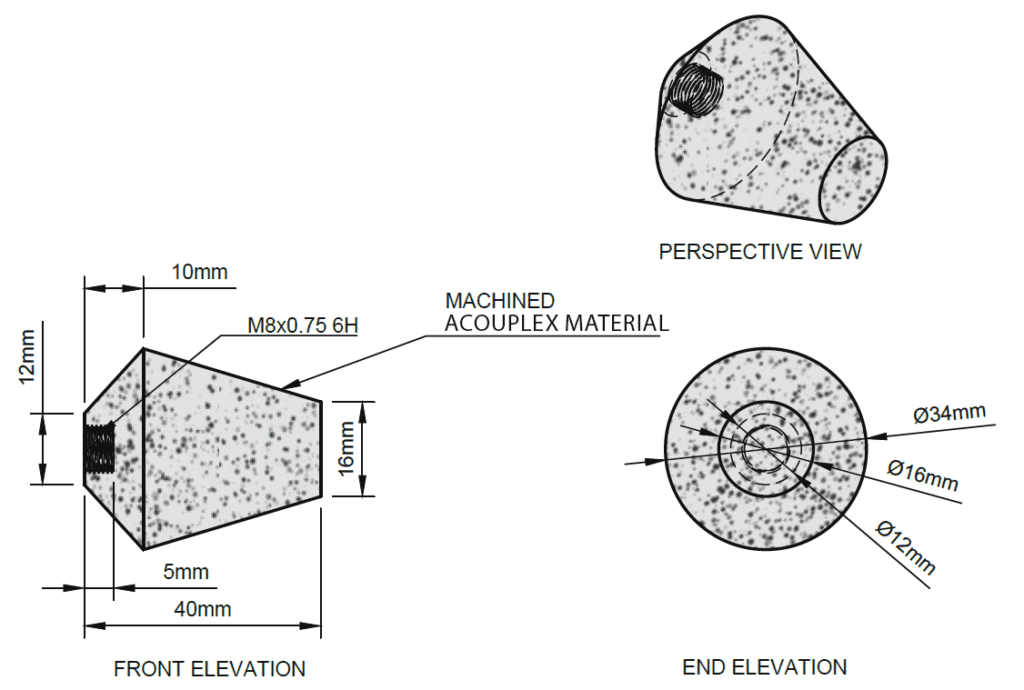 AcouPlex ReCo technical drawing