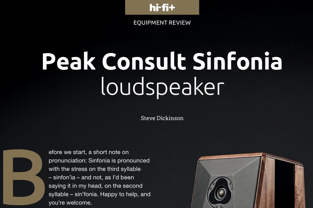 hifi+ Sinfonia Review heading